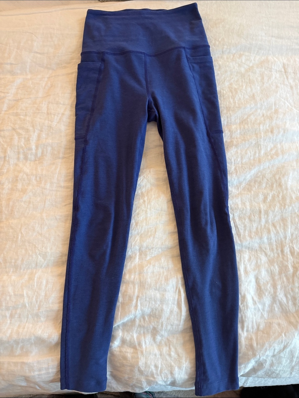 Beyond Yoga Spacedye High Waisted with pockets in Eternal Blue Heather Leggings
